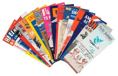 Lot #9030 American Air Carrier Brochures (16) - Image 1