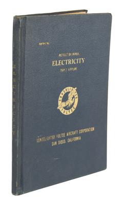 Lot #9031 Consolidated PB4Y-2 Privateer Electricity Manual - Image 1