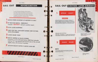 Lot #9032 Lockheed T-33A/TV-2 Shooting Star Flight Hand Book - Image 3