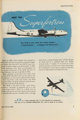 Lot #9035 Boeing B-29 Superfortress Airplane Commander Training Manual - Image 2