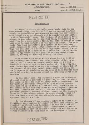 Lot #9036 Northrop Aircraft Free Air Test Facility Reports - Image 2