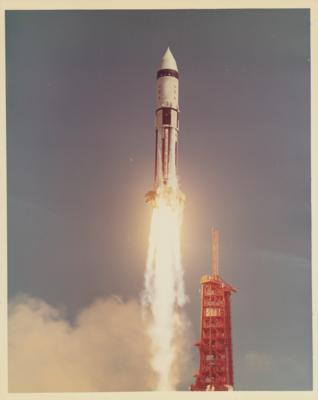 Lot #9618 Saturn Rockets (5) Original Photographs - Image 1