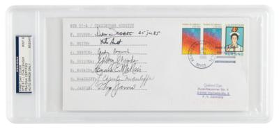 Lot #9769 Challenger Signed Cover - PSA MINT 9