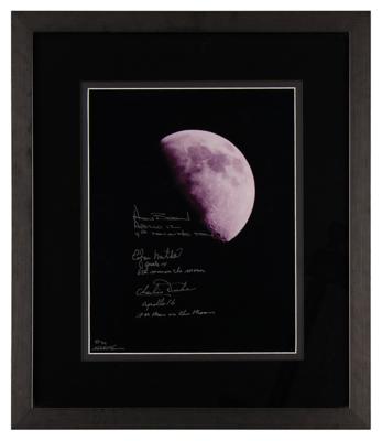 Lot #9582 Moonwalkers: Bean, Duke, Mitchell Signed Photograph - Image 2