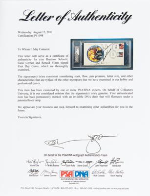 Lot #9545 Apollo 17 Signed Anniversary Cover - Image 3