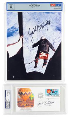Lot #9044 Joe Kittinger (2) Signed Items - Image 1