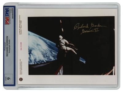 Lot #9157 Richard Gordon Signed Photograph - PSA MINT 9 - Image 1