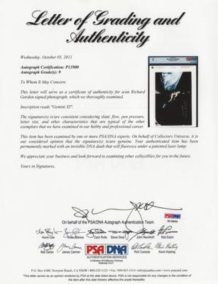 Lot #9157 Richard Gordon Signed Photograph - PSA MINT 9 - Image 2