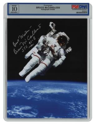 Lot #9792 Bruce McCandless Signed Photograph - PSA GEM MINT 10 - Image 1