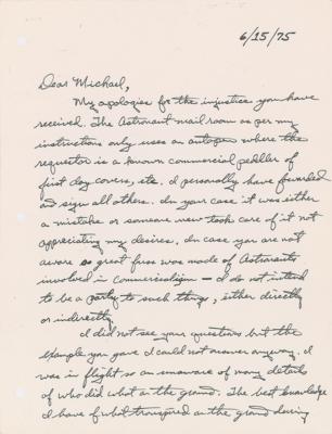 Lot #9410 Fred Haise Autograph Letter Signed - Image 1