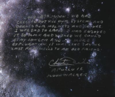 Lot #9520 Charlie Duke Oversized Signed Photograph - Image 2