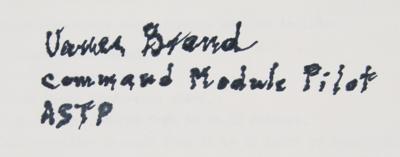 Lot #9759 Vance Brand Signed Apollo-Soyuz Final Flight Plan - Image 3