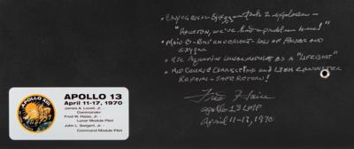 Lot #9385 Fred Haise Signed Apollo 13 Model - Image 3