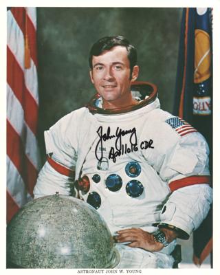 Lot #9503 John Young Signed Photograph - Image 1