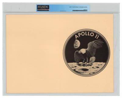 Lot #9277 Neil Armstrong's Lunar Receiving Lab Crew Menu - Image 2