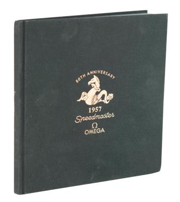 Lot #9014 Omega Speedmaster 50th Anniversary Book - Image 1
