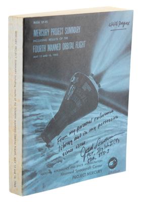 Lot #9105 Jack Lousma's Mercury Project Summary Report - Image 1