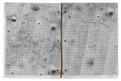Lot #9270 John Young's Apollo 11 Training-Used Lunar Surface Maps Book - Image 6