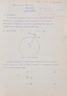 Lot #9137 Theodore Freeman's NASA Astronaut Group 3 Training Binder - Image 3