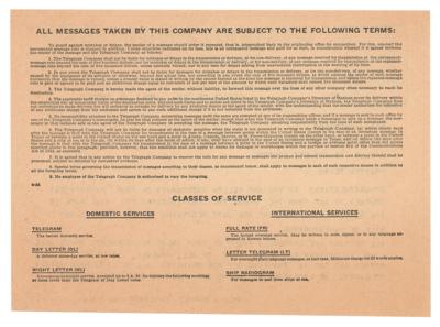 Lot #9278 Neil Armstrong: Apollo 11 Telegram from Ohio Governor - Image 2