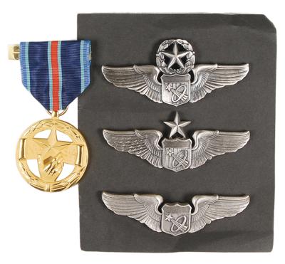 Lot #9594 NASA Astronaut Wings and Exceptional