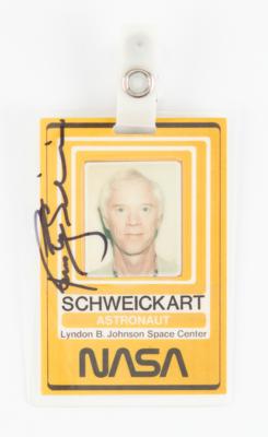 Lot #9227 Rusty Schweickart's NASA ID Badge - Image 1