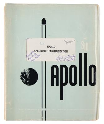 Lot #9595 Apollo Astronauts (13) Signed CSM Familiarization Manual - Image 1