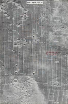 Lot #9378 Fred Haise's Training-Used Apollo 13 LM Orbit Monitor Chart - Image 2