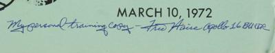 Lot #9509 Fred Haise's Training-Used Apollo 16 LM Timeline Book - Image 2