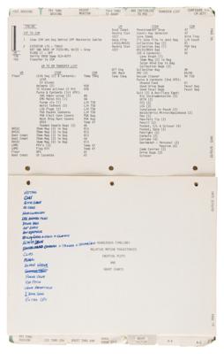 Lot #9509 Fred Haise's Training-Used Apollo 16 LM Timeline Book - Image 3