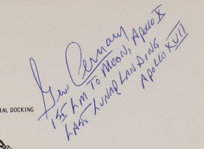 Lot #9568 Apollo Astronauts (10) Signed Lunar Landing Mission Profile - Image 4