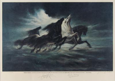 Lot #9421 James Lovell and Fred Haise Signed Lithograph - Image 1