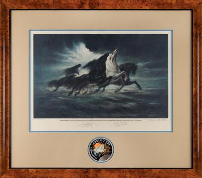 Lot #9421 James Lovell and Fred Haise Signed Lithograph - Image 2
