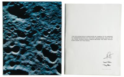 Lot #9012 Apollo 11 Omega Commemorative Photograph Boxed Set - Image 1