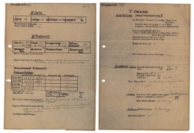 Lot #9052 Peenemunde V-2 Flight Report Documents - Image 2