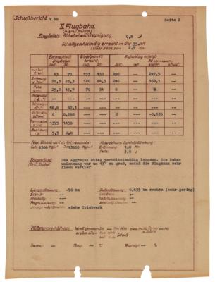 Lot #9052 Peenemunde V-2 Flight Report Documents - Image 4