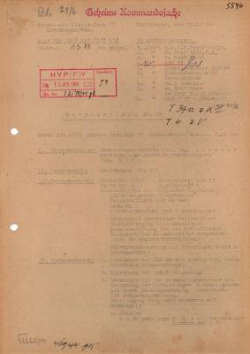 Lot #9053 Peenemunde V-2 Flight Report Document (1944) - Image 1