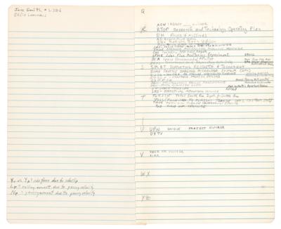 Lot #9738 Bill Pogue Handwritten Notes and (6) Signed Items - Image 1