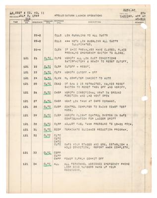 Lot #9335 Apollo 11 Mission Artifacts - Image 6