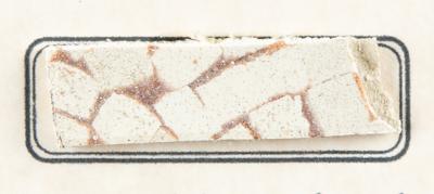 Lot #9165 Gemini Program: Launch Complex 19 Linoleum Fragment - Image 2