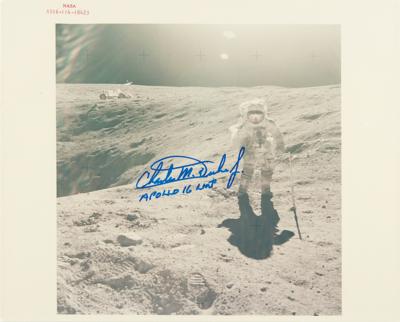 Lot #9521 Charlie Duke Signed Photograph - Image 1