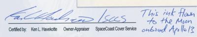 Lot #9418 Apollo 13 Kapton Foil and Space Pen Ink (Attested as Flown) - Image 3