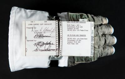 Lot #9523 Gene Cernan's Apollo 17 Flown Lunar Surface-Used EVA-1 Cuff Checklist - Image 8