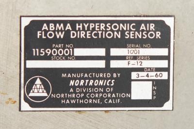 Lot #9645 Rocket Nose Cone with Hyper-Sonic Velocity Sensor - Image 5