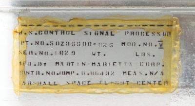 Lot #9653 Saturn V/IB Instrument Unit Control Signal Processor - Image 4