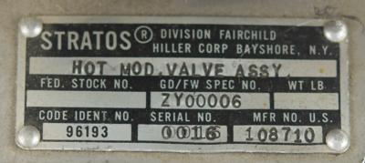 Lot #9860 Stratos Hot Mod Valve Assembly - Image 5