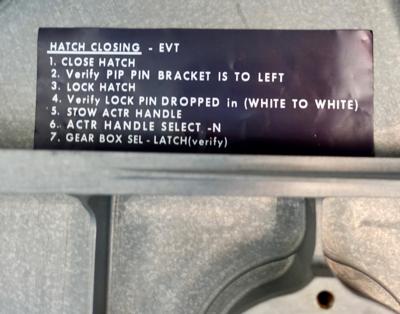 Lot #9639 Apollo Lunar Module Overhead Hatch - Image 3