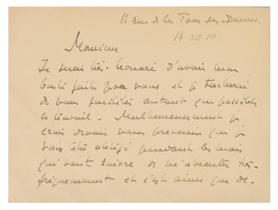 Lot #213 Jean-Baptiste Charcot Autograph Letter Signed - Image 2
