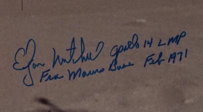 Lot #402 Edgar Mitchell Signed Photograph - Image 2