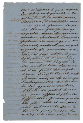 Lot #244 Johan Jakob Bachofen Autograph Letter Signed - Image 2
